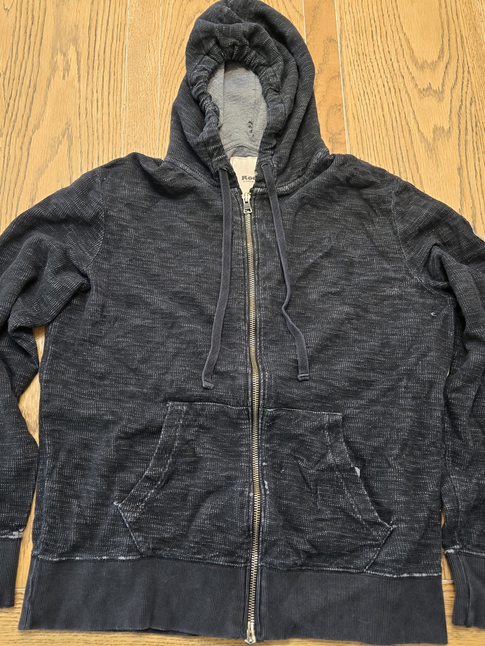 Roots Men's Charcoal Zip-Up Hoodie